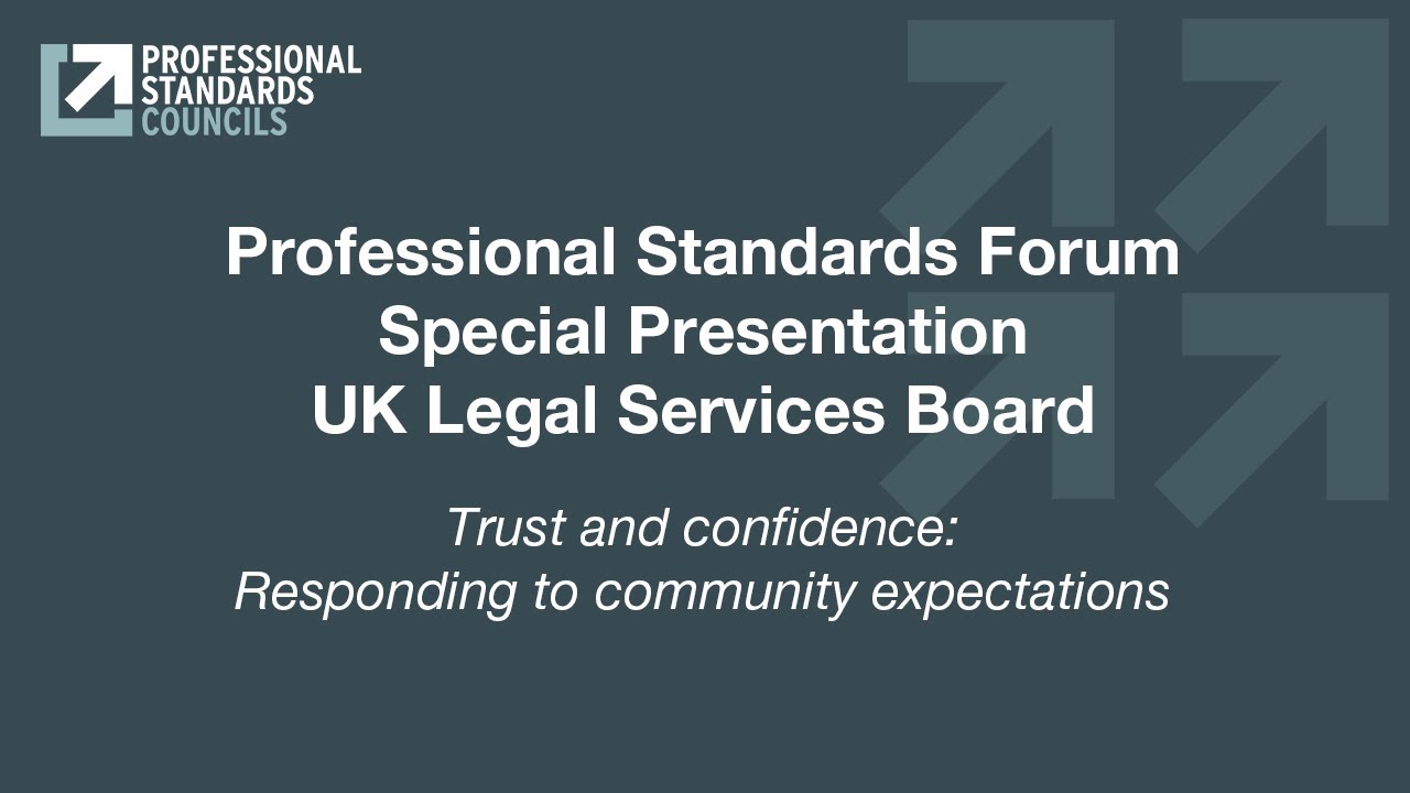 Special Presentation - UK Legal Services Board