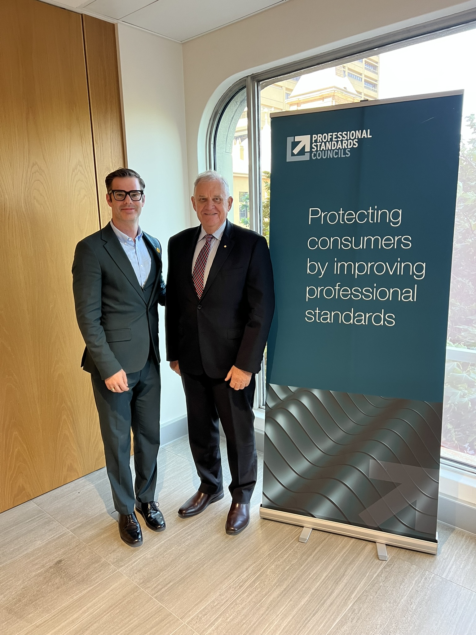 Picture: (L-R) Dr Ryan Payne and Councils’ Chair John Vines OAM. 